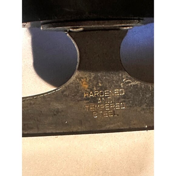 Ice Skate Hand Painted Snow Design Plaid Pine Foliage Fabric Accent Jingle Bell - Picture 6 of 8